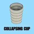 Mẫu in 3D Cốc xếp gọn (Collapsible Cup) thông minh, tiết kiệm không gian - Thumbnail 1