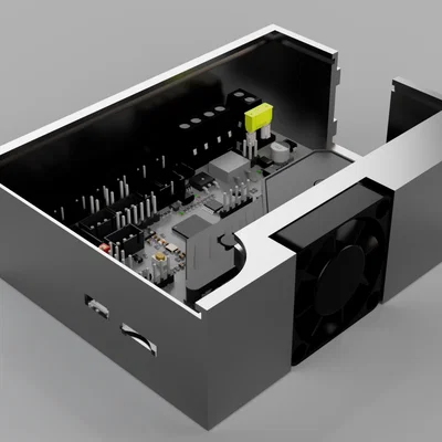 Vỏ motherboard lật ngược dạng ngăn kéo cho Ender 3 V2 (và có thể máy khác)