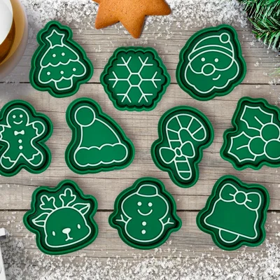 Bộ khuôn cắt bánh quy Giáng sinh độc đáo cho gia đình