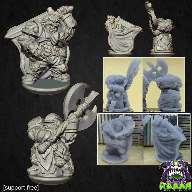 0001 [SUPPORT FREE] – 5 Đế Sci‑Fi & 5 Đế Fantasy (STL) - Image 1