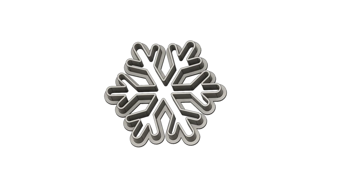 Khuôn cắt bánh hình bông tuyết (Snowflake Cutter) cho mùa Giáng sinh - Image 2