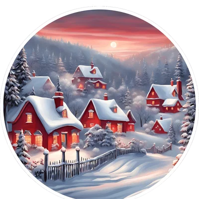 Hueforge - Ornament quả châu cây thông Noel 8 cm