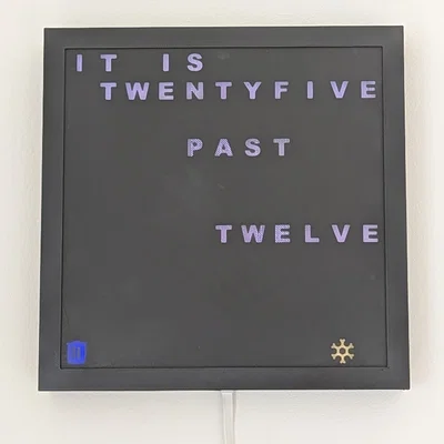 Word Clock tuỳ biến cho Home Assistant / ESPHome