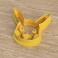 Khuôn cắt bánh quy hình Pikachu - In 3D tạo hình Pokemon đáng yêu - Thumbnail 2