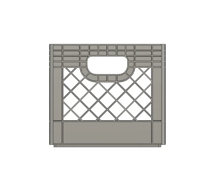 Mô hình giỏ đựng đồ đa năng Milk Crate in 3D siêu tiện lợi - Image 2