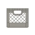 Mô hình giỏ đựng đồ đa năng Milk Crate in 3D siêu tiện lợi - Thumbnail 2