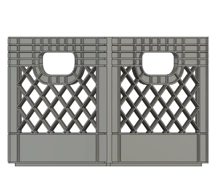 Mô hình giỏ đựng đồ đa năng Milk Crate in 3D siêu tiện lợi - Image 3