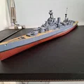 Thiết giáp hạm HMS Hood (HMS Hood Battleship) – Model in 3D tỉ lệ 1:385 - Thumbnail 1