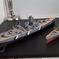 Thiết giáp hạm HMS Hood (HMS Hood Battleship) – Model in 3D tỉ lệ 1:385 - Thumbnail 2