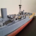 Thiết giáp hạm HMS Hood (HMS Hood Battleship) – Model in 3D tỉ lệ 1:385 - Thumbnail 5
