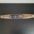 Thiết giáp hạm HMS Hood (HMS Hood Battleship) – Model in 3D tỉ lệ 1:385 - Thumbnail 7
