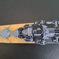 Thiết giáp hạm HMS Hood (HMS Hood Battleship) – Model in 3D tỉ lệ 1:385 - Thumbnail 9