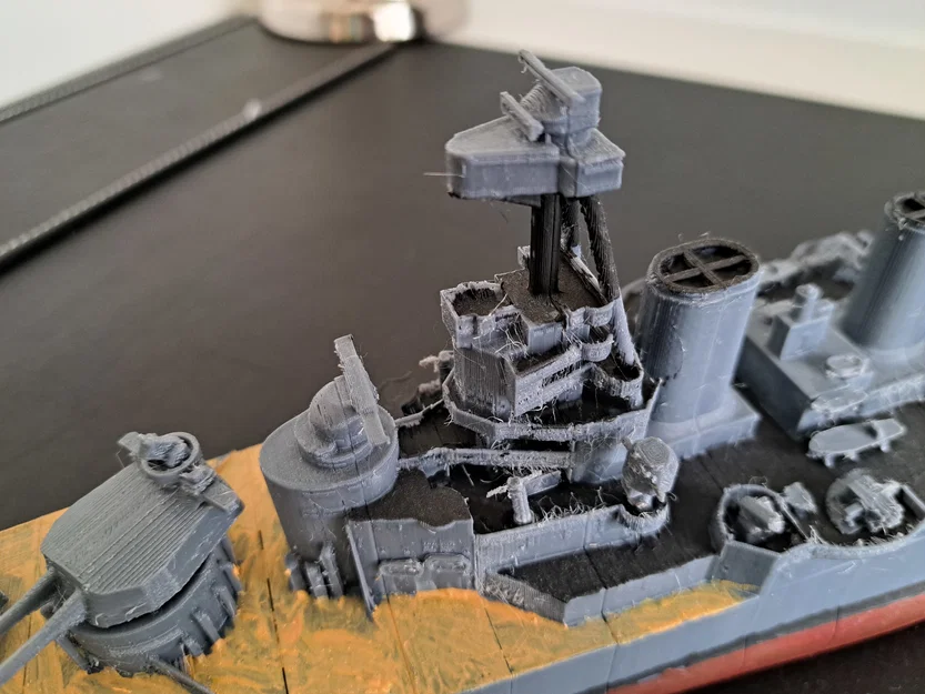 Thiết giáp hạm HMS Hood (HMS Hood Battleship) – Model in 3D tỉ lệ 1:385 - Image 13