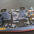 Thiết giáp hạm HMS Hood (HMS Hood Battleship) – Model in 3D tỉ lệ 1:385 - Thumbnail 14
