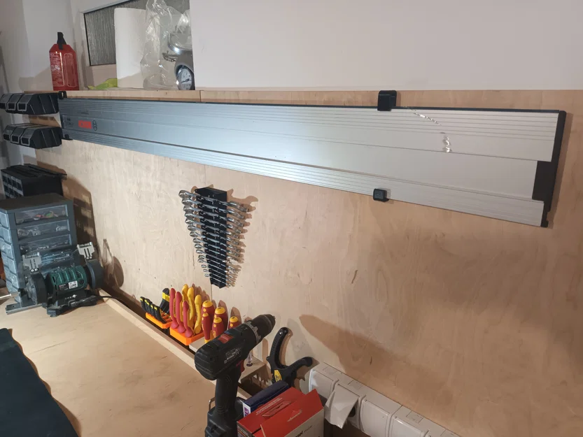 Ngàm treo thanh dẫn hướng Bosch FSN - Giải pháp lưu trữ 3D cho xưởng mộc - Image 1