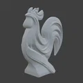 Regal Rooster – Tượng Gà Trống 3D Thanh Lịch - Thumbnail 1