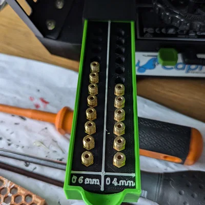Ngăn kéo lưu trữ nozzle cho Ender 3/Ender 3 Neo