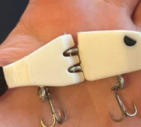 Mô hình mồi giả câu cá 3D Raptor Mini Glide Bait tự in - Image 1