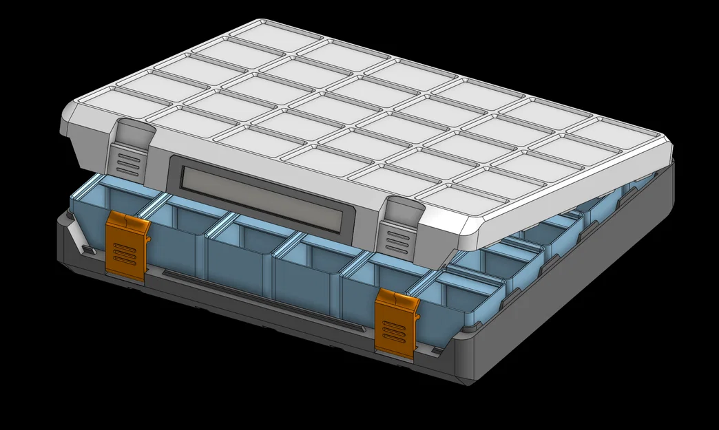 Hộp đựng đồ đa năng Gridfinity Case 6x5x6 in 3D tiện lợi - Image 1