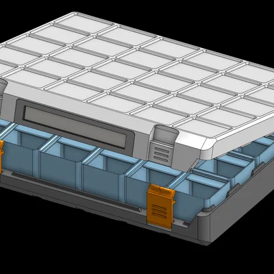 Hộp đựng đồ đa năng Gridfinity Case 6x5x6 in 3D tiện lợi