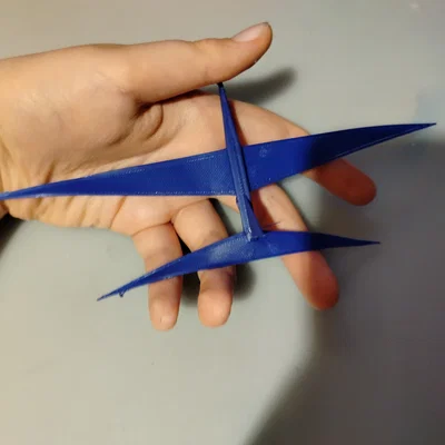 Mô hình 3D máy bay mini glider bay lượn ngoài trời cực thú vị
