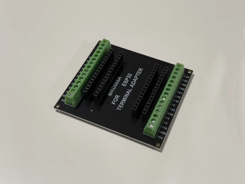 Ngàm gắn DIN Rail cho ESP32 Screw Terminal Adapter MRD068A - Image 2