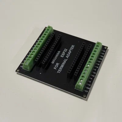 Ngàm gắn DIN Rail cho ESP32 Screw Terminal Adapter MRD068A