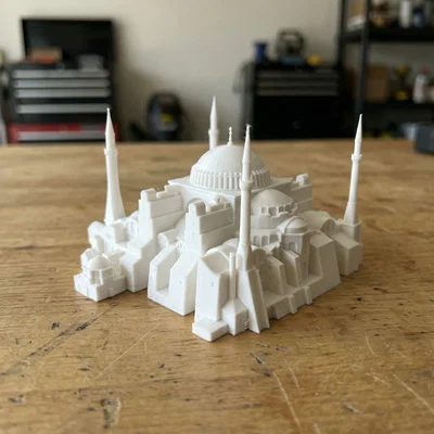 Mô hình 3D Hagia Sophia Mosque (Ayasofya) Istanbul