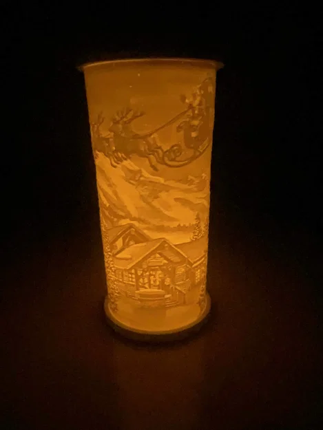Đèn LED trang trí Giáng sinh phong cách Lithophane cực đẹp - Image 1