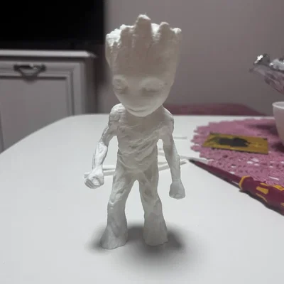 Mô hình điêu khắc Groot đáng yêu - File in 3D chất lượng cao