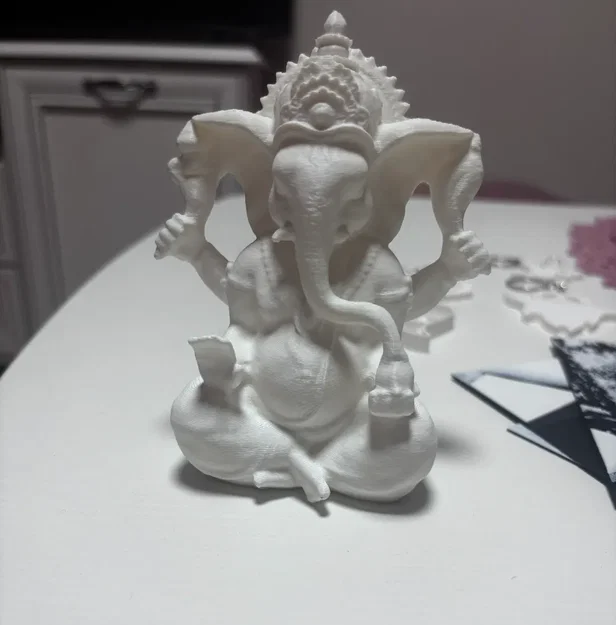 Mẫu tượng thần Ganesha in 3D trang trí tinh xảo - Image 1