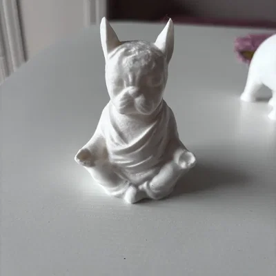 Tượng Chú Chó Thiền (Buddhist Dog) - Mô Hình In 3D Độc Đáo