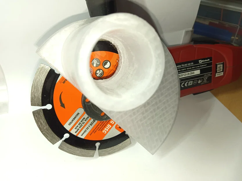 Bộ thu bụi cho máy mài góc D=125mm (Angle grinder dust collection) - Image 2