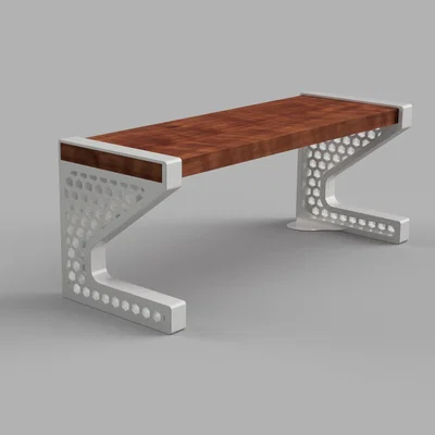 Chân đỡ kệ để bàn 3D (Shelf Support) thiết kế lưới tổ ong tinh tế