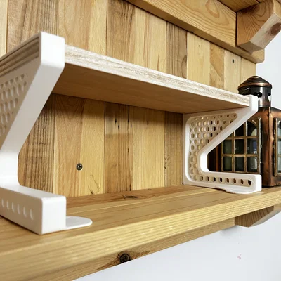 Chân đỡ kệ để bàn 3D (Shelf Support) thiết kế lưới tổ ong tinh tế