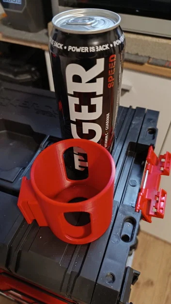 Giá đỡ lon nước 0.5L gắn thùng đồ nghề Qbrick - Image 1