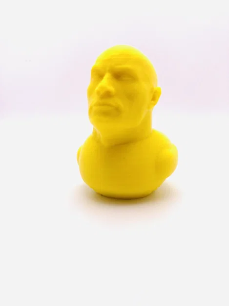 Mô hình chú vịt The Rock (The Original Rock Duck) in 3D độc đáo - Image 1