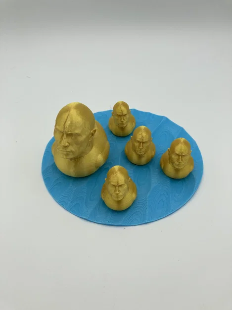 Mô hình chú vịt The Rock (The Original Rock Duck) in 3D độc đáo - Image 5