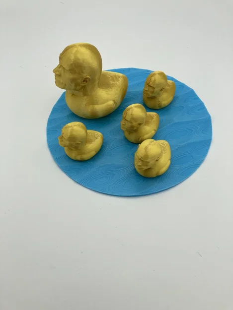 Mô hình chú vịt The Rock (The Original Rock Duck) in 3D độc đáo - Image 6