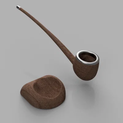 Tẩu Churchwarden (Churchwarden Pipe)