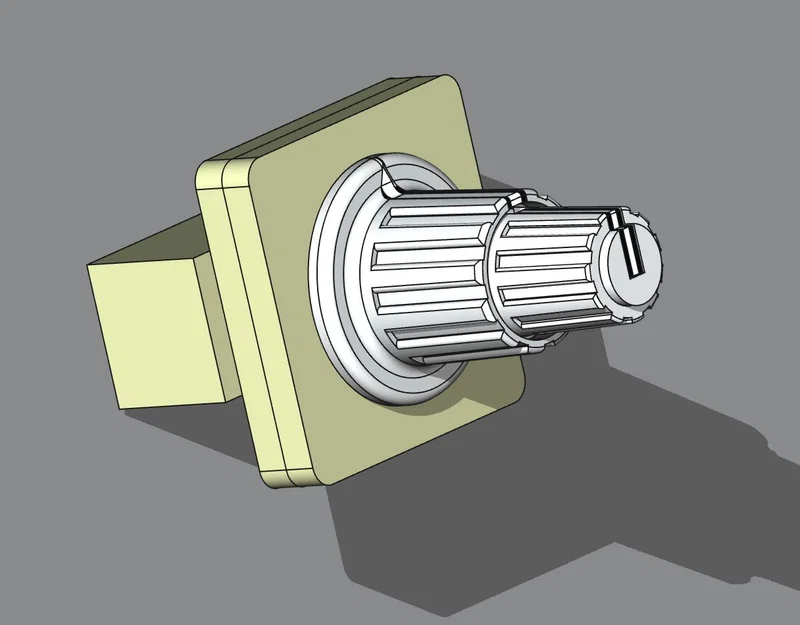 Núm ND Brightness cho A320 MIP Lighting Panel (Concentric Knob) - Image 2