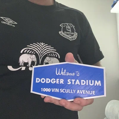 Bảng hiệu lối vào Dodger Stadium