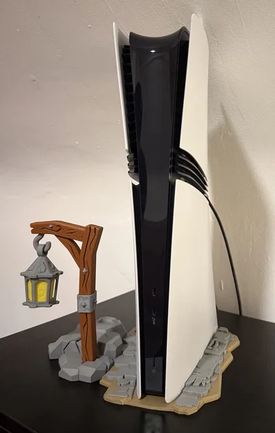 Đế dựng PS5 Pro thiết kế độc đáo phong cách đèn đường - Image 2