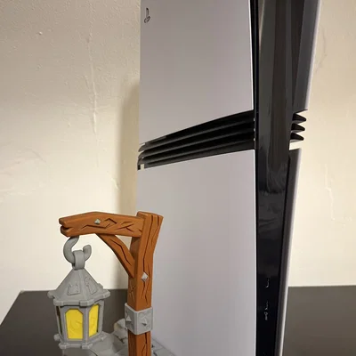 Đế dựng PS5 Pro thiết kế độc đáo phong cách đèn đường