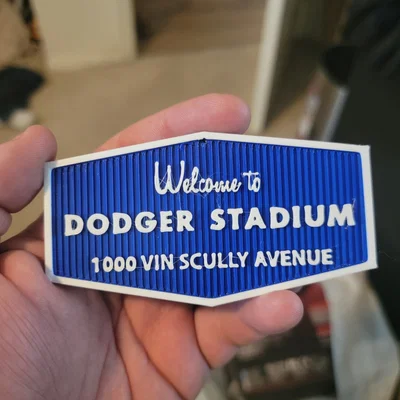 Bảng hiệu “Welcome to Dodger Stadium”
