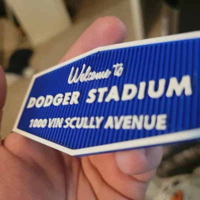 Bảng hiệu “Welcome to Dodger Stadium”