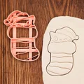 Bộ Khuôn Cắt Bánh Quy Mèo Giáng Sinh (Kitty Christmas Cookie Cutter Set) - Thumbnail 4