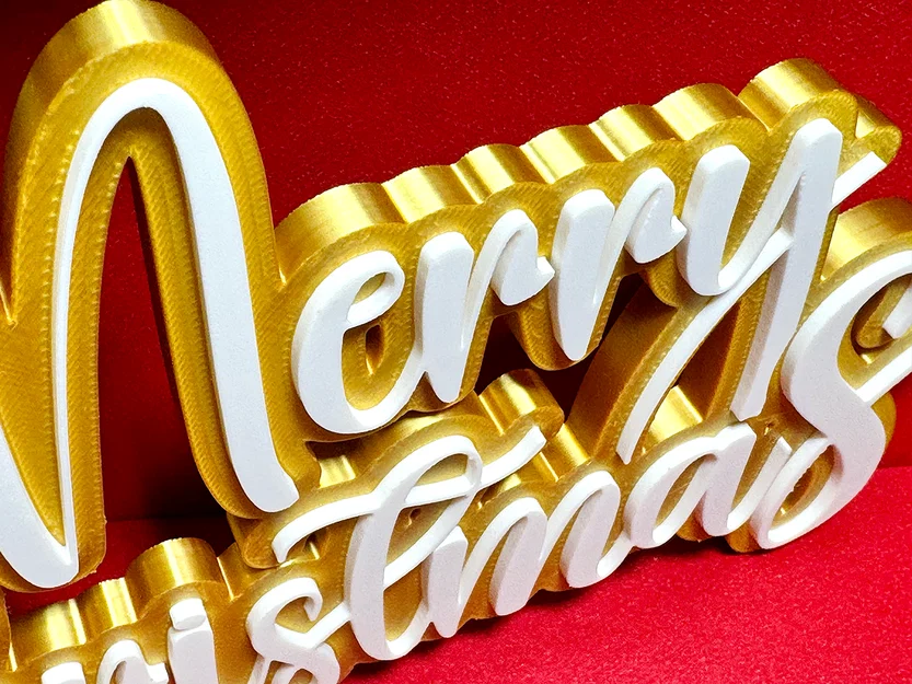 Dĩa Trang Trí "Merry Christmas" - Image 3