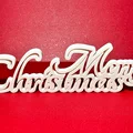 Mô hình trang trí chữ Merry Christmas để bàn xinh xắn - Thumbnail 3