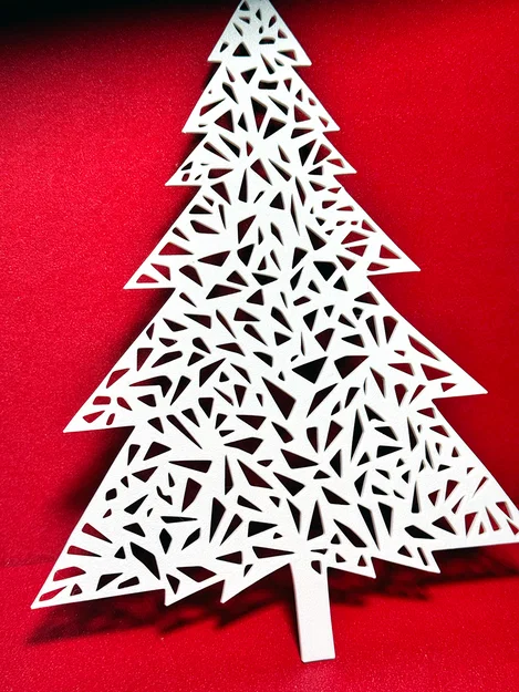 Cây thông Noel trang trí treo tường 3D - Thiết kế hình học hiện đại - Image 3